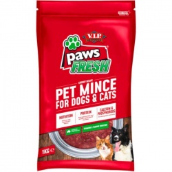 Thức Ăn Cho Chó Và Mèo Với Thịt Tươi Băm Nhỏ - V.I.P. PetFoods - 1kg